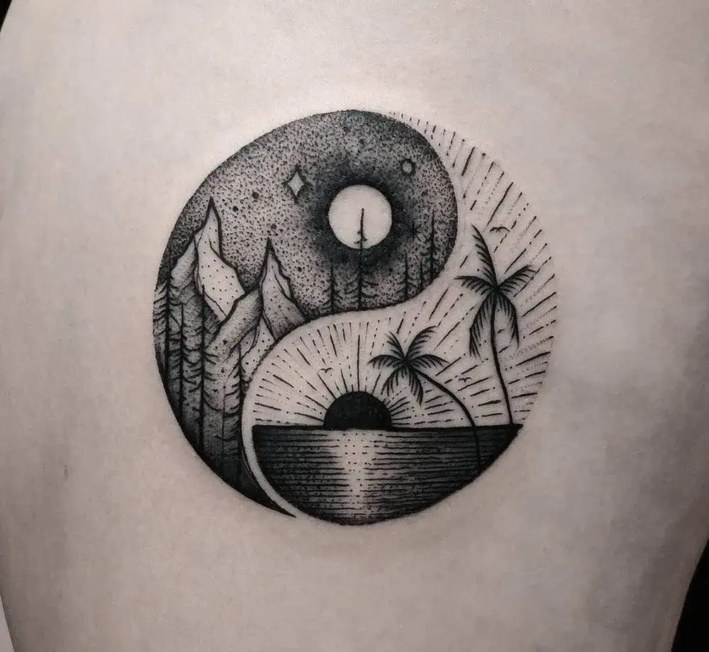 Zdjęcie Tatuaż yin yang znaczenie - odkryj głębię symboliki i interpretacji